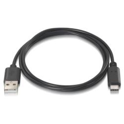 Aisens Cable USB 2.0 3A C/M-A/M Negro 0.5M