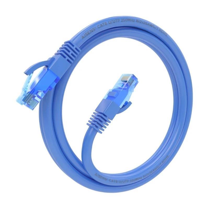 Aisens Cable RJ45 CAT.6 UTP AWG26 CCA Azul 1.0M