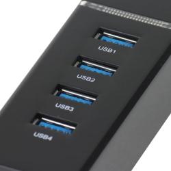 iggual Hub USB-A 3.0 x 4 puertos USB-A 3.0