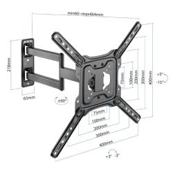 iggual SPTV09 Soporte TV 24-55" 35Kg pared Full