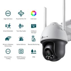 VIGI Cámara IP PT C540-W 4MP Plástico FColor Wi-Fi