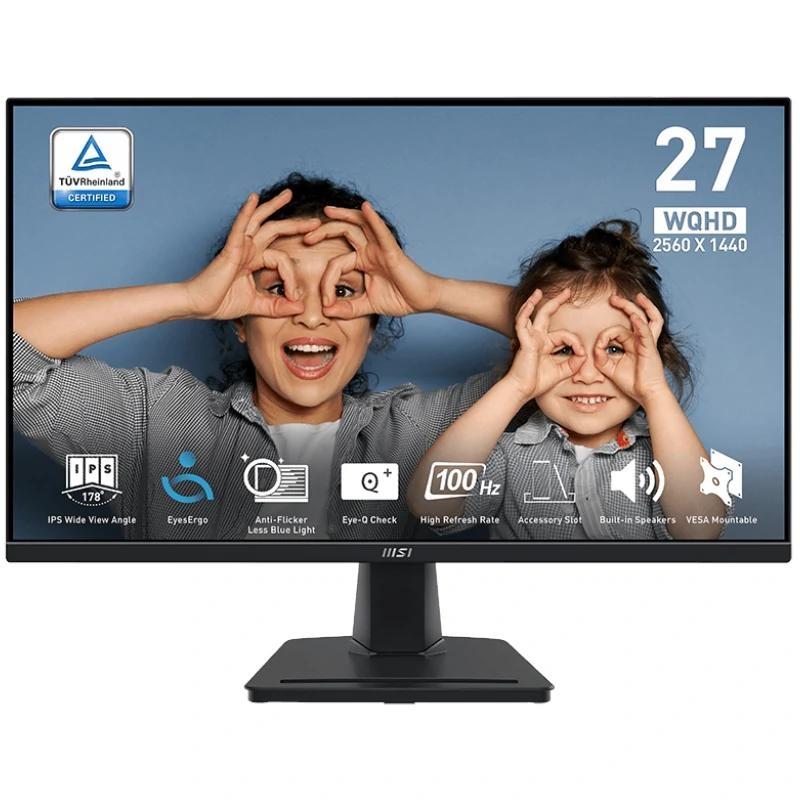 MSI MP275Q Monitor 27" IPS WQHD100h VGA HDMI MM