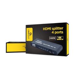 Gembird Divisor de HDMI 4 Puertos Negro