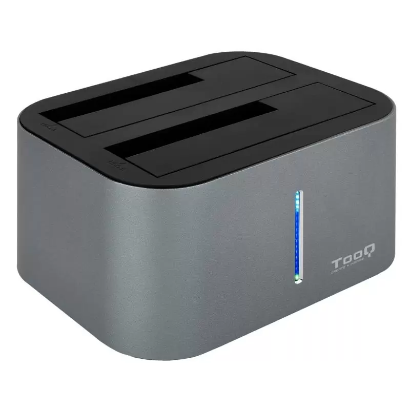 Tooq TQDS-805G Dock Station Doble Bahía HDD Gris Tooq TQDS-805G Dock Station Doble Bahía HDD Gris