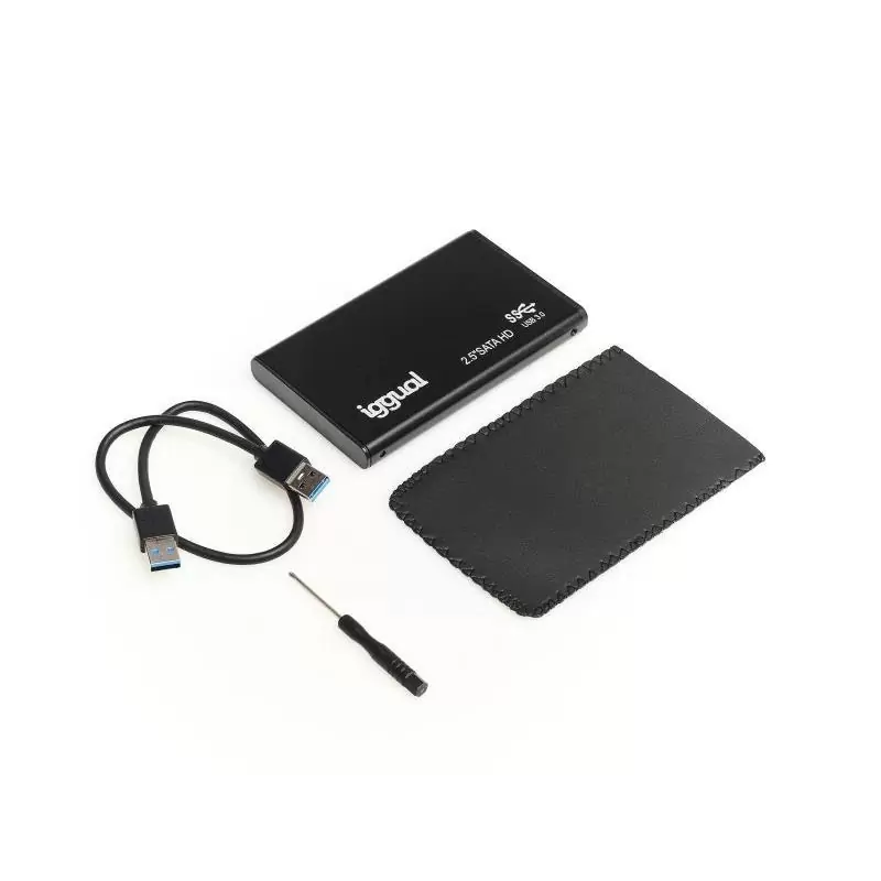 iggual Caja externa aluminio SSD 2.5" SATA USB 3.0 iggual Caja externa aluminio SSD 2.5" SATA USB 3.0