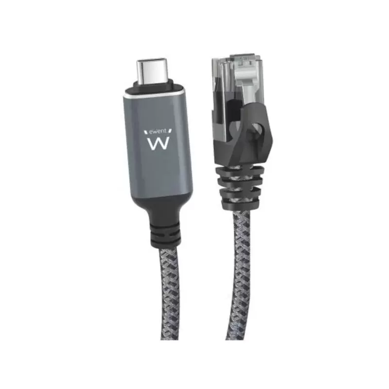 EWENT Cable USB-C 3.1 A RJ45 CAT6 FTP, 1Gbps, 5m EWENT Cable USB-C 3.1 A RJ45 CAT6 FTP, 1Gbps, 5m