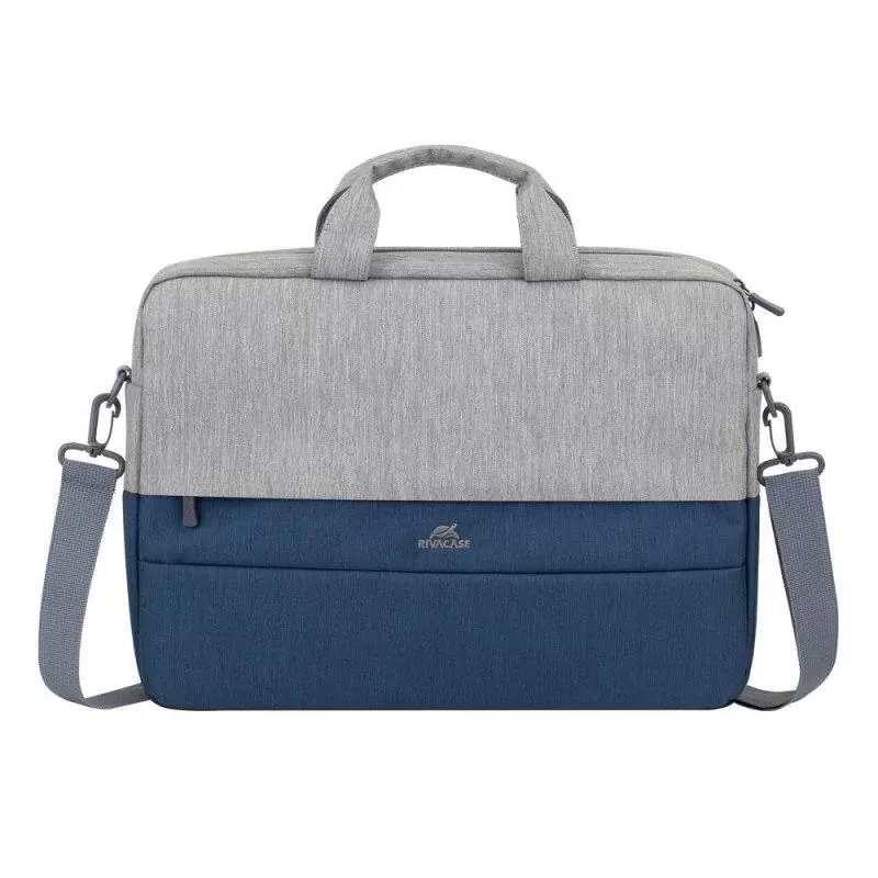 RIVACASE 7532 Grey/blue Prater Maletín 15,6" gris- RIVACASE 7532 Grey/blue Prater Maletín 15,6" gris-