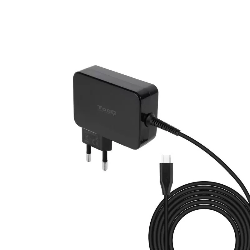 Tooq Cargador portatil GAN USB-C PD 90W Negro Tooq Cargador portatil GAN USB-C PD 90W Negro