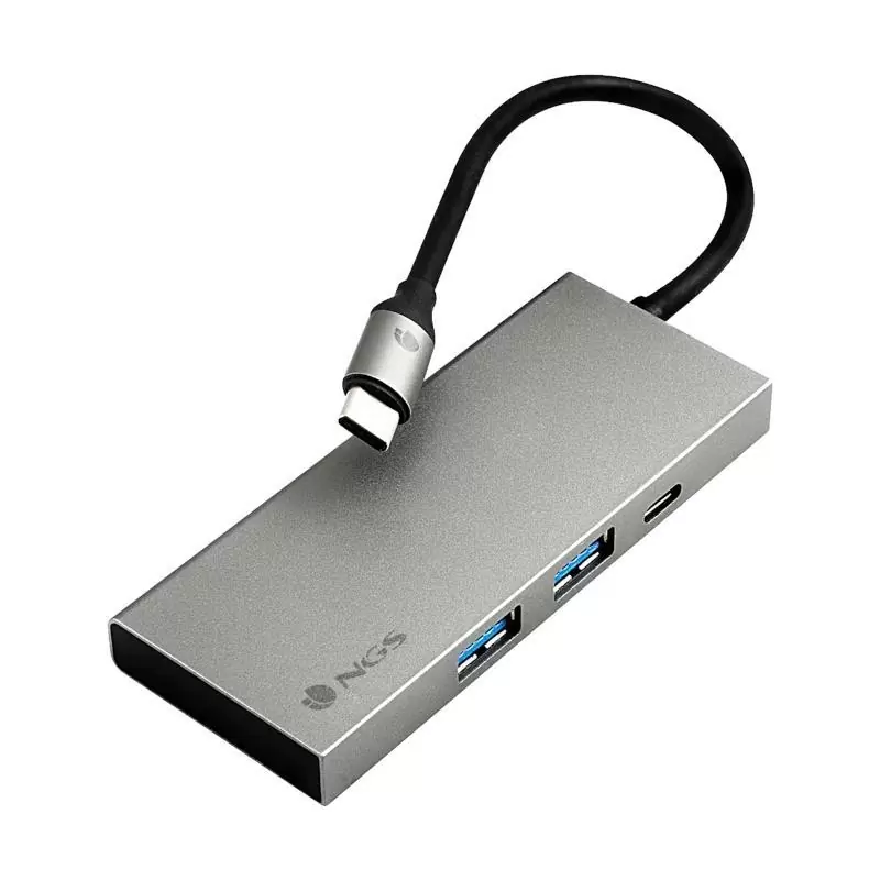 NGS Adaptador Multipuerto USB C Ultraligero 3.0 PD NGS Adaptador Multipuerto USB C Ultraligero 3.0 PD