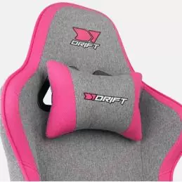 DRIFT Silla Gaming DR90 PRO Gris/Rosa
