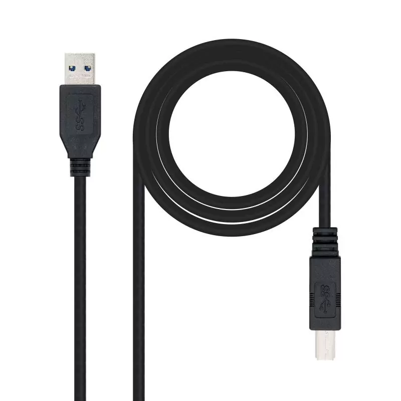 Nanocable Cable USB 3.0, impresora A/M-B/M, 2m Nanocable Cable USB 3.0, impresora A/M-B/M, 2m
