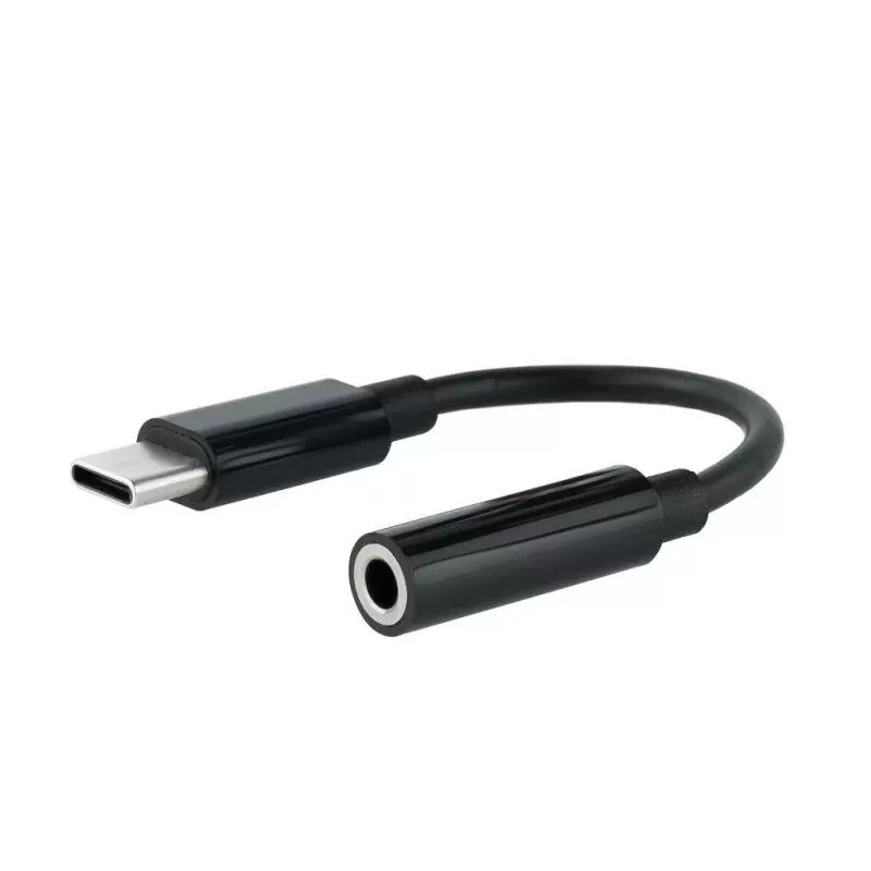 Nanocable Adaptador Audio USB-C/M a Jack/H, Negro Nanocable Adaptador Audio USB-C/M a Jack/H, Negro
