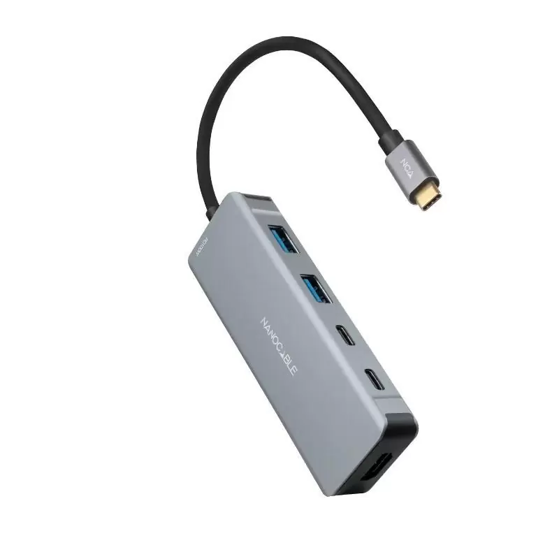 Nanocable Hub USB-C 2xUSB-A+2xUSB-C+HDMI+USB-C PD Nanocable Hub USB-C 2xUSB-A+2xUSB-C+HDMI+USB-C PD