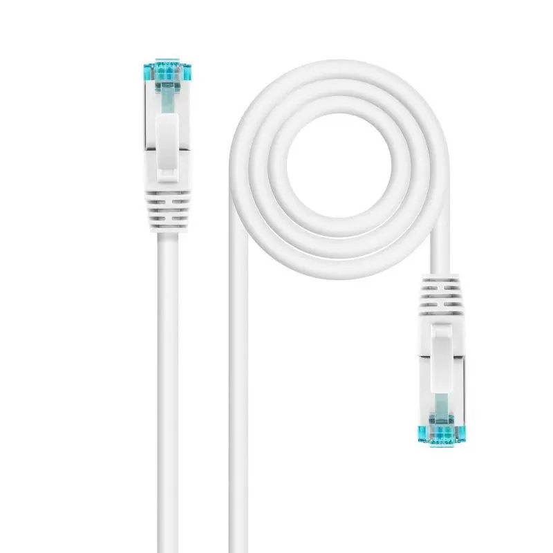 Nanocable Latiguillo Cat. 7 LSZH/SFTP 1M Blanco Nanocable Latiguillo Cat. 7 LSZH/SFTP 1M Blanco
