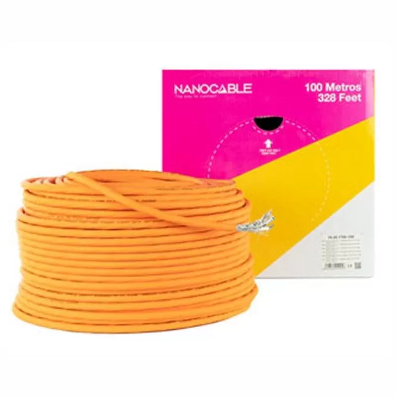 Nanocable Cable Red CAT7 CPR LSZH AWG23 100M Nanocable Cable Red CAT7 CPR LSZH AWG23 100M