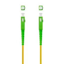 Nanocable Cable fibra SC/APC LSZH Amarillo 1m