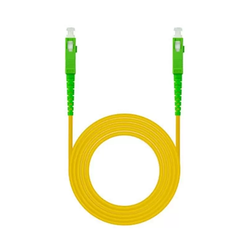 Nanocable Cable fibra SC/APC LSZH Amarillo 15m