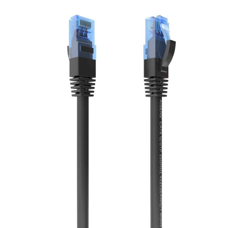 Aisens Cable RJ45 Cat.6 UTP AWG26 CCA Negro 1.0M Aisens Cable RJ45 Cat.6 UTP AWG26 CCA Negro 1.0M