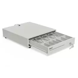 iggual Cajón portamonedas IRON-10W 38cm 4+6 blanco