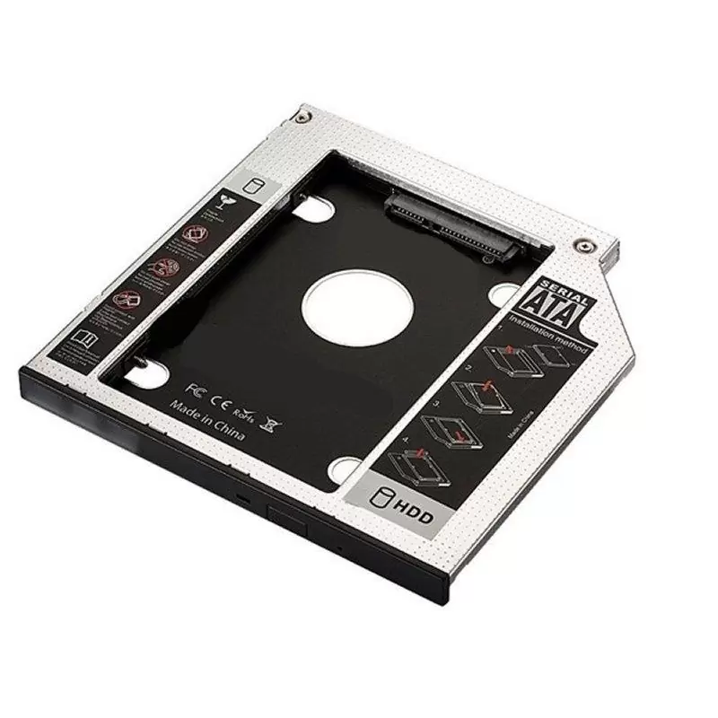 EWENT ADAP.HDD/SSD SATA PARA UNIDAD ÓPTICA 9.5mm EWENT ADAP.HDD/SSD SATA PARA UNIDAD ÓPTICA 9.5mm