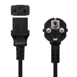 Nanocable Cable Alimentacion CPU, CEE7/M-C13/H, 1