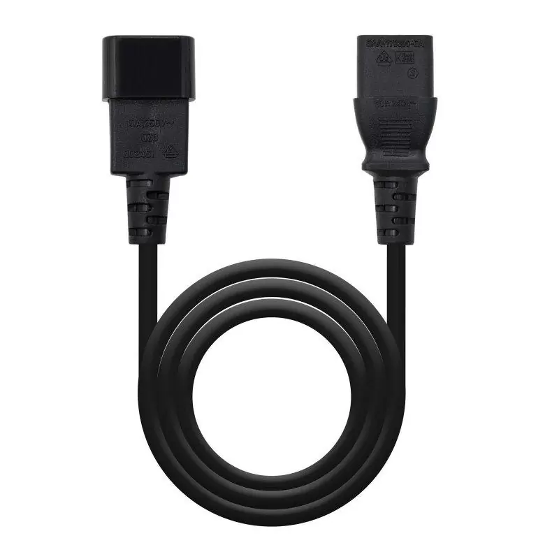 Nanocable Cable Alimentacion CPU, C13/H-C14/M, 3.M Nanocable Cable Alimentacion CPU, C13/H-C14/M, 3.M