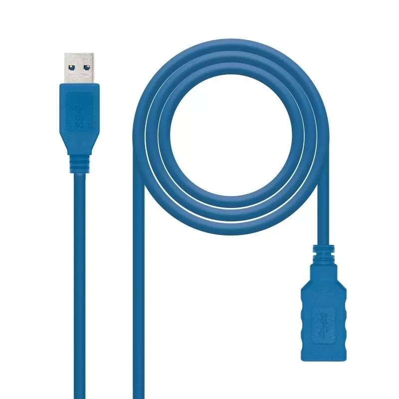Nanocable Cable USB 3.0, A/M-A/H, Azul, 1 m Nanocable Cable USB 3.0, A/M-A/H, Azul, 1 m