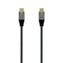 Aisens Cable USB3.2 Gen2X2 5A E-Mark CM-CM Gris 2M