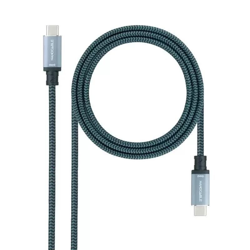 Nanocable Cable USB 3.1GEN2 5A USB-C-M-USB-C-M 3M Nanocable Cable USB 3.1GEN2 5A USB-C-M-USB-C-M 3M