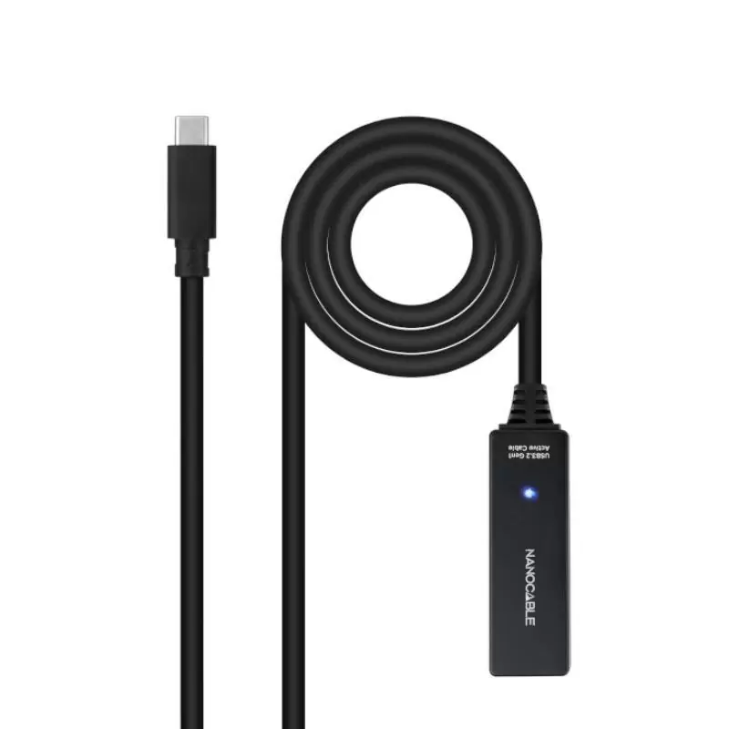 Nanocable Cable USB 3.2 amplif. C/M-C/H 5m Nanocable Cable USB 3.2 amplif. C/M-C/H 5m