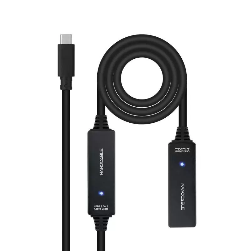 Nanocable Cable USB 3.2 amplif. C/M-C/H 10 m Nanocable Cable USB 3.2 amplif. C/M-C/H 10 m