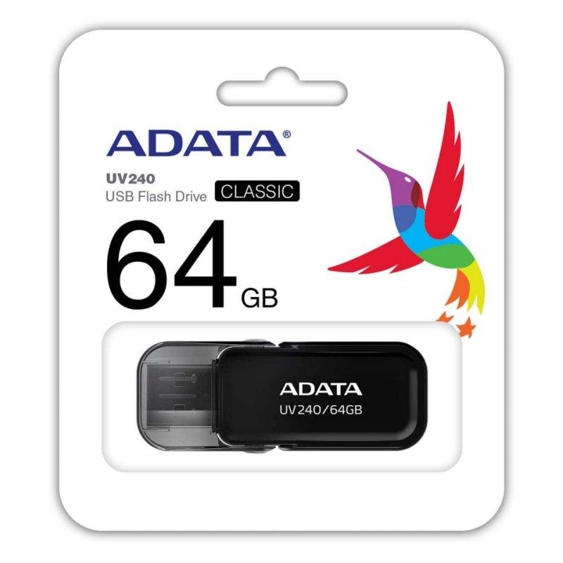 ADATA Lapiz Usb UV240 64GB USB 2.0 Negro ADATA Lapiz Usb UV240 64GB USB 2.0 Negro