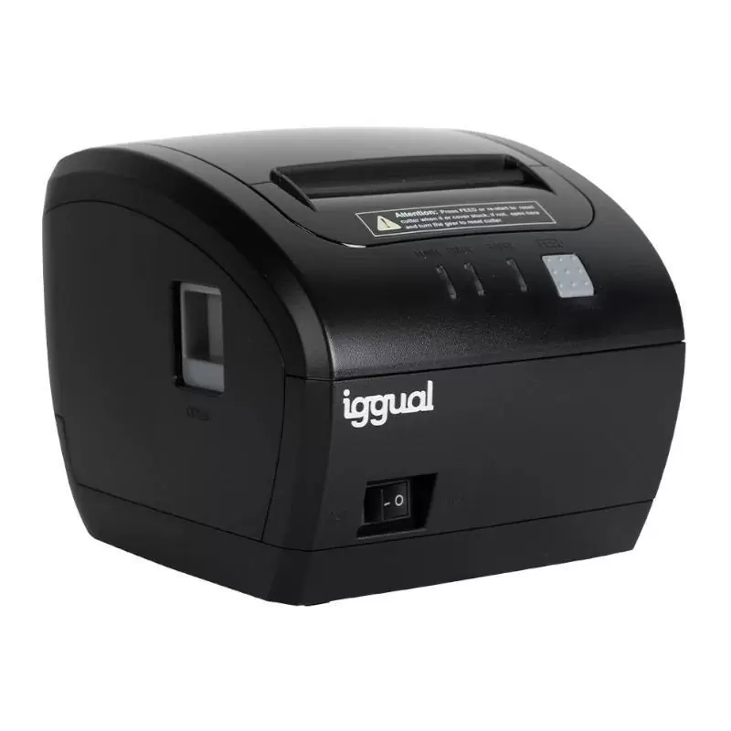 iggual Impresora térmica TP EASY 80 USB+RJ11 negra iggual Impresora térmica TP EASY 80 USB+RJ11 negra