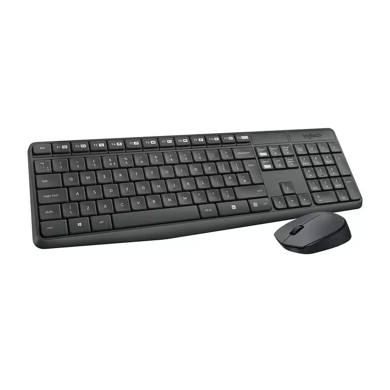 Logitech MK235 Teclado y ratón Inalámbrico Gris Logitech MK235 Teclado y ratón Inalámbrico Gris