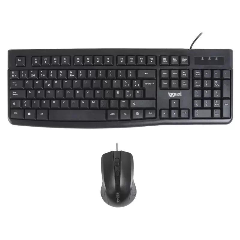 iggual Kit teclado y ratón CMK-BUSINESS2 negro iggual Kit teclado y ratón CMK-BUSINESS2 negro