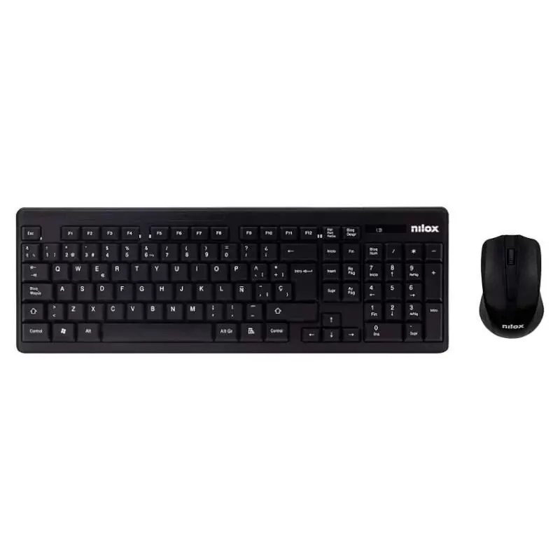 Nilox Teclado+raton NXKMWE0001 inalambrico Negro Nilox Teclado+raton NXKMWE0001 inalambrico Negro