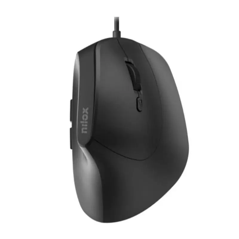 Nilox Ratón Vertical 3600 DPI, 6 botones, negro Nilox Ratón Vertical 3600 DPI, 6 botones, negro