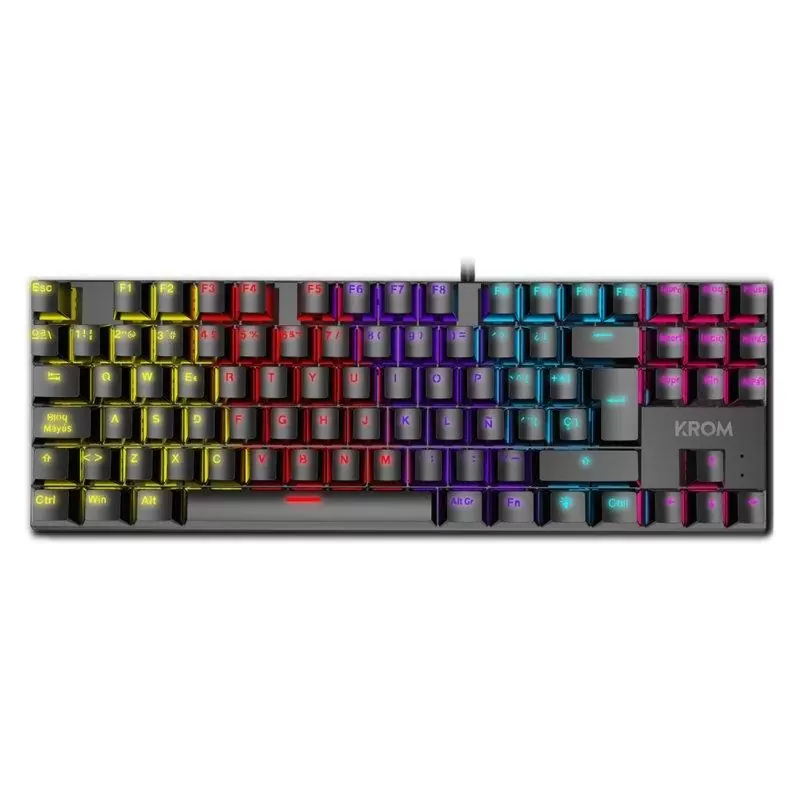 KROM Teclado Gaming NXKROMKASICTKL TKL RAINBOW KROM Teclado Gaming NXKROMKASICTKL TKL RAINBOW