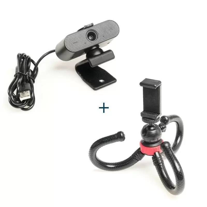 iggual Kit Webcam Quick View + mini trípode MT360 iggual Kit Webcam Quick View + mini trípode MT360
