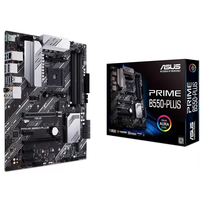 ASUS Placa Base PRIME B550-PLUS ATX AM4 ASUS Placa Base PRIME B550-PLUS ATX AM4