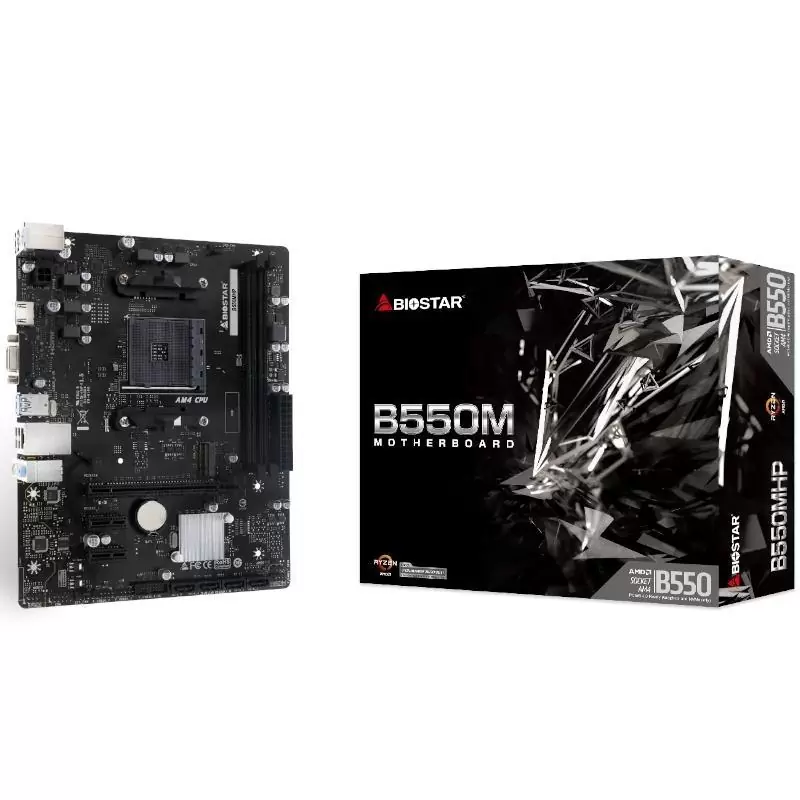 Biostar Placa Base B550MHPmATX AM4 Biostar Placa Base B550MHPmATX AM4