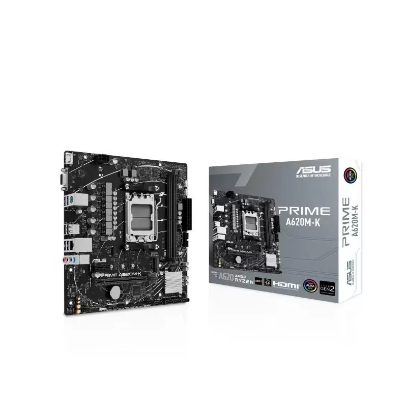 ASUS Placa Base PRIME A620M-K mATX AM5 ASUS Placa Base PRIME A620M-K mATX AM5