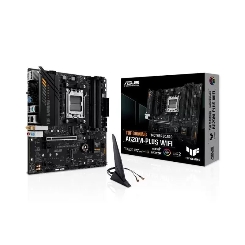 ASUS Placa Base TUF GAMING A620M-PLUS WIF mATX AM5 ASUS Placa Base TUF GAMING A620M-PLUS WIF mATX AM5