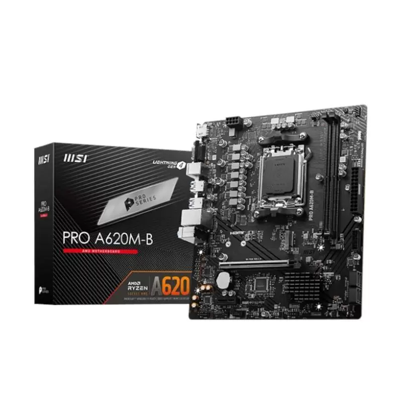 MSI Placa Base PRO A620M-B DDR5 mATX AM5 MSI Placa Base PRO A620M-B DDR5 mATX AM5