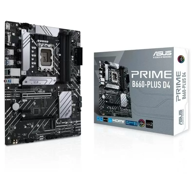 ASUS Placa Base PRIME B660-PLUS D4 ATX 1700 ASUS Placa Base PRIME B660-PLUS D4 ATX 1700