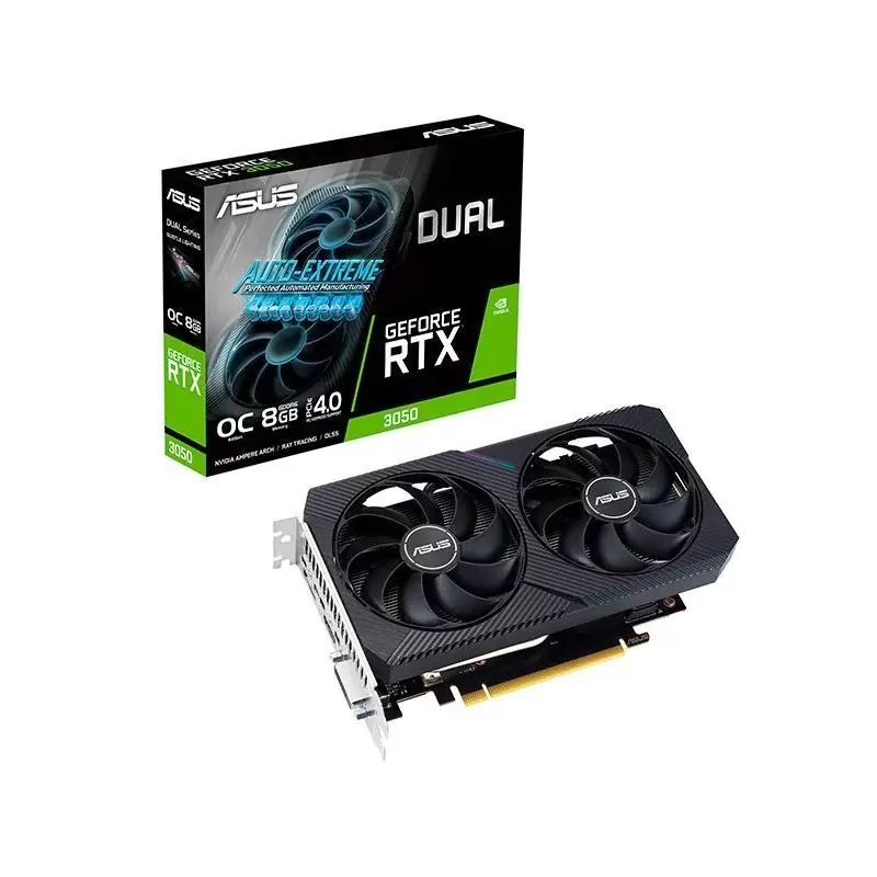 ASUS VGA NVIDIA DUAL RTX 3050 O8G V2 8GB DDR6 ASUS VGA NVIDIA DUAL RTX 3050 O8G V2 8GB DDR6