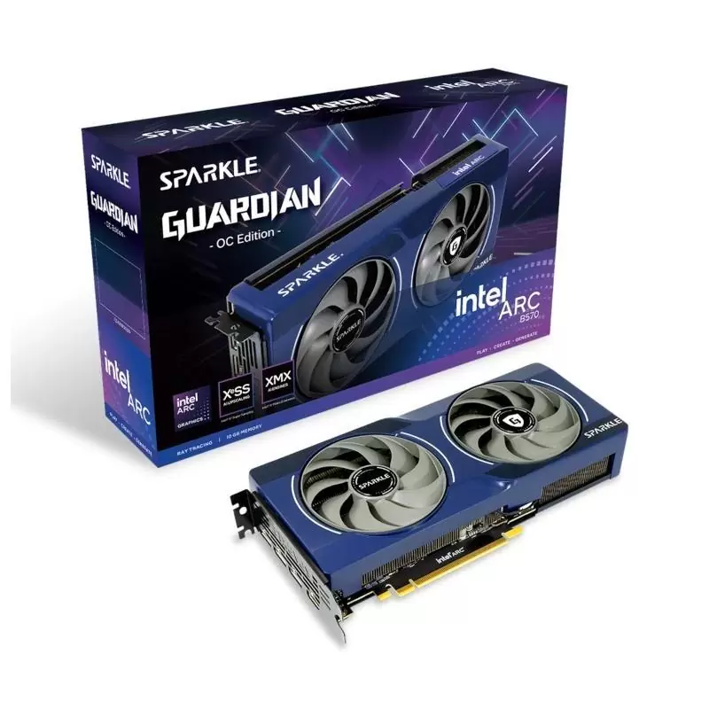 SPARKLE VGA INTEL ARC B570 GUARDIAN OC 10G DDR6 D SPARKLE VGA INTEL ARC B570 GUARDIAN OC 10G DDR6 D