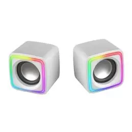 MARS GAMING Altavoces MSCUBE Premium 8W White