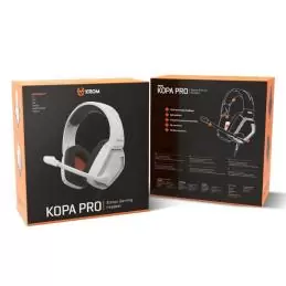 KROM KOPA PRO | AURICULAR GAMING STEREO BLANCO