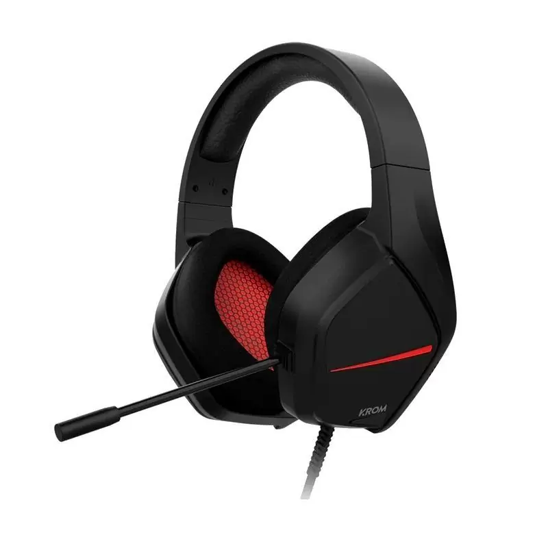 KROM KOPA MOVE AURICULAR GAMNG ESTEREO NEGRO ROJO KROM KOPA MOVE AURICULAR GAMNG ESTEREO NEGRO ROJO